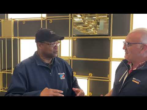 Larry  Holmes & Gerry Cooney having a laugh during our UK Tour with them in May 2022