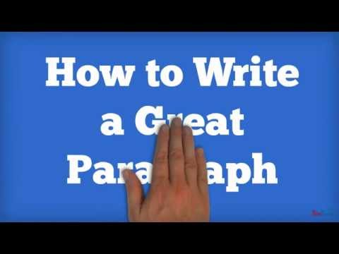 Writing #8 How to Write a Great Paragraph