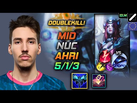 Ahri Mid Build Nuc Everfrost Electrocute - LOL EUW Master Patch 13.14