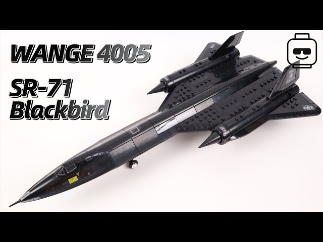 Vídeo relacionado con WANGE Maqueta de SR-71 Blackbird. Modelo de Avión de Reconocimiento Estratégico para Armar con Bloques. Aeromodelismo 1:74