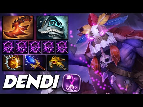Dendi Witch Doctor Legendary Wizard - Dota 2 Pro Gameplay [Watch & Learn]