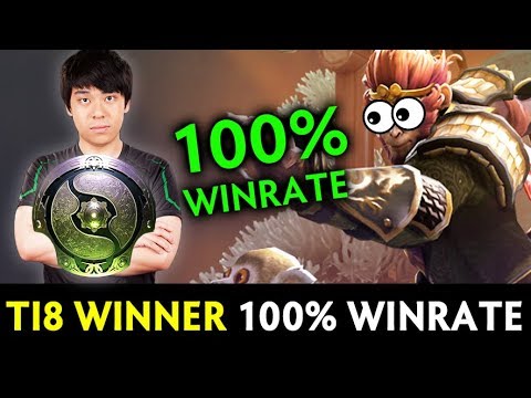 100% WINRATE best hero of TI8 champion — Ana Monkey King