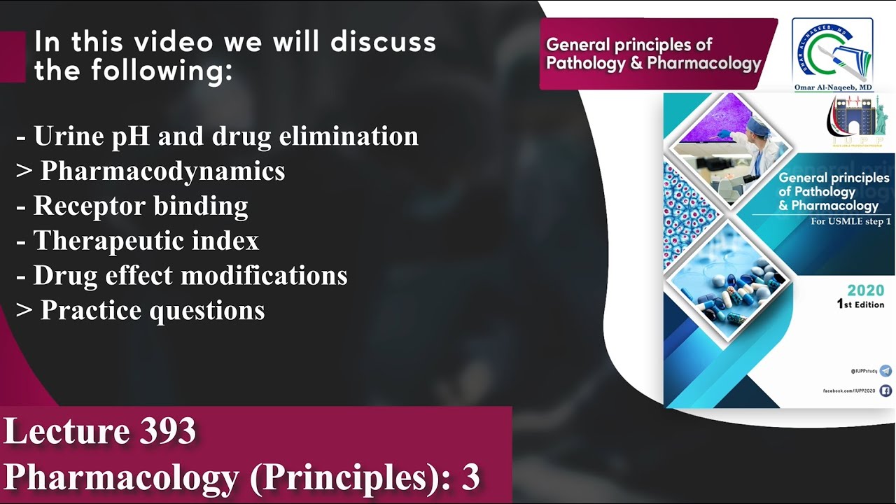 Urine pH | Pharmacodynamics | Receptor binding | Therapeutic index | Drug effect modifications