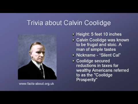 , title : 'President Calvin Coolidge Biography'