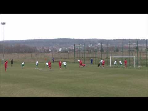 Bramka na 1:0 w meczu Victoria Mniów - Piaskowianka Piaski 29.03.2015 r.