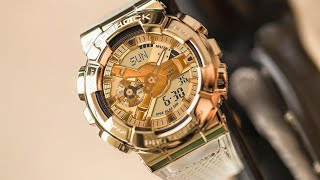 GSHOCK GM 110SG 9A⌚ 豬柳蛋推介《型格metal covered✨指針加液晶體相顯示👍 200m🌊》 加價錢最後🔥快閃優惠🥳HK688😱低至29折 tel9167 7026💢💢💢
