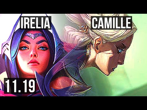IRELIA vs CAMILLE (TOP) | 9/1/5, 2.0M mastery, 700+ games, Dominating | EUW Master | v11.19