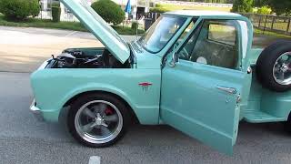 1967 Chevrolet C10 Stepside Pickup Engine Idle and Walk-Around