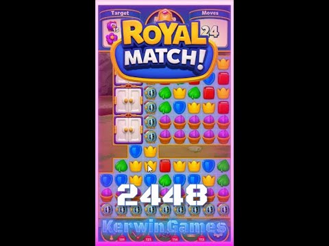 Royal Match Level 2448 - No Boosters Gameplay