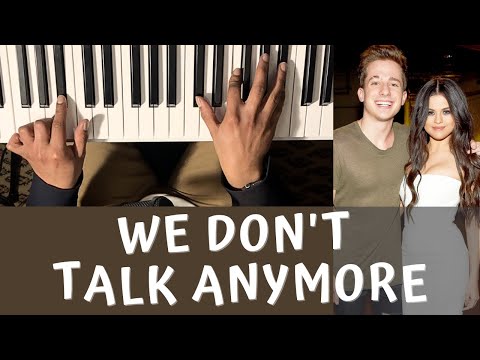 Piano facile // We Don't Talk Anymore - Charlie Puth ft Selena Gomez (Tutorial)
