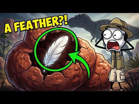 Scientists Found a Feather Inside Dinosaur Poop…