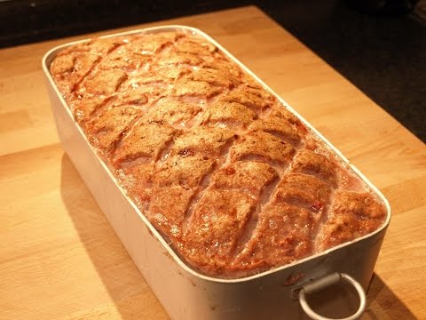 Homemade meat loaf, meat loaf, anyone can make it themselves