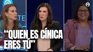 Citalli, Kenia y Carolina se calientan en la mesa política por protestas del IMSS
