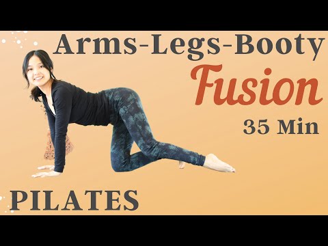 Arms - Legs - Booty Pilates Fusion | At Home Workout With Hannah #20918