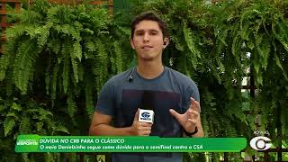 Meia Danielzinho segue como dúvida no CRB para clássico diante do CSA - 13/2/26