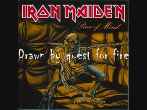 Quest for fire - Iron Maiden (with lyrics)