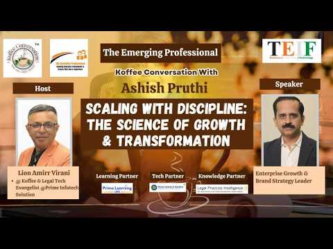 Video thumbnail for Scaling with Discipline: The Science of Growth and Transformation with Ashish Pruthi