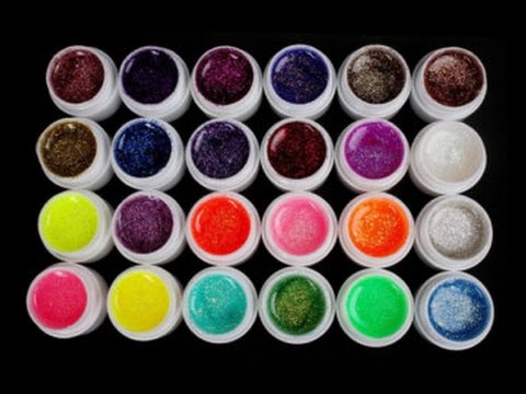 ♥ Making Colored UV Gel With Eyeshadow ♥