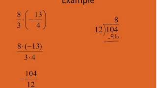 Multiplying and Dividing Mixed Numbers