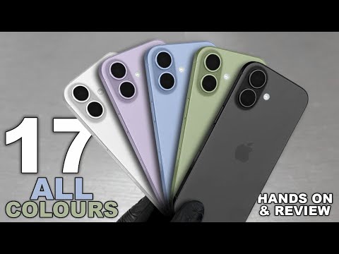 iPhone 17 All Colours Hands On and First Impressions!
