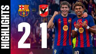 Barcelona 2-1 Al Ahly | Extended Highlights | Joan Gamper Trophy 2026