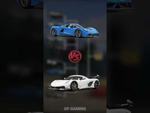 Koenigsegg Jesko Absolut vs Hennessey Venom F5 battle! Which car will win? 😎