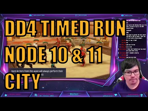 Dark Dimension 4 Timed Run: (CITY) Node 10 & 11 + CRASH RUN :( - Marvel Strike Force