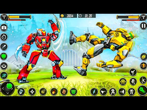 Bee Robot Car Jet Transformation Game 2025 | Flying Bee Robot Fighting in City - Android Gameplay