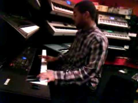 Keyboard Genius Playing at Guitar Center: Timothy J. Webb