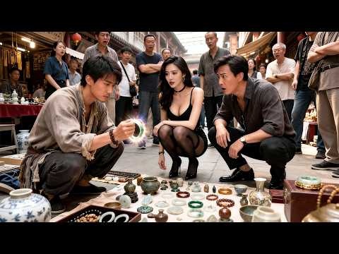 窮小伙古玩街撿寶被同學嘲笑是贗品，還當眾摔碎價值連城的玉鐲，殊不知小伙是隱藏多年的異能者，隨便一眼就能知曉古董的價值，同學當場嚇尿跪地求饒！#鑑寶#古董#異能者#窮小子#男頻#逆襲