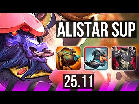 ALISTAR & Senna vs YUUMI & Ezreal (SUP) | Rank 3 Alistar | VN Challenger | 25.11