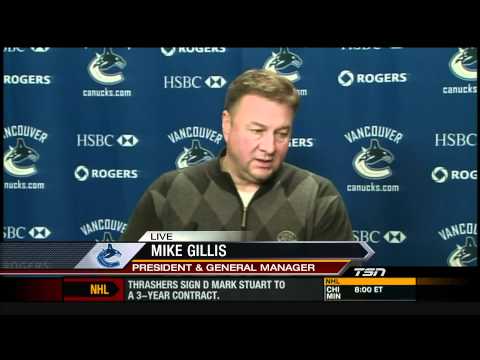 Mike Gillis Press Conference - 02.28.11 - HD