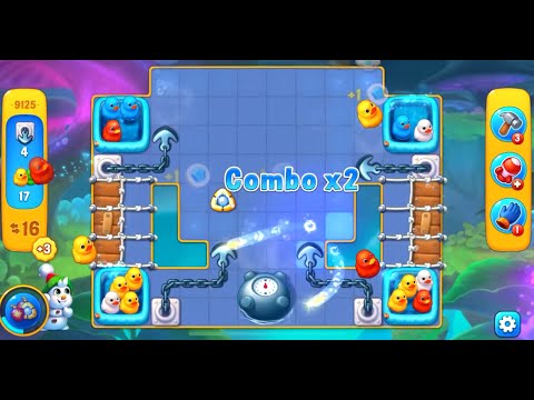 Fishdom level 9125 with a puzzle (с головоломкой)