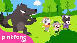 🐺 The Wolf and the Seven Little Goats | The Big Bad Wolf Song | Pinkfong Official