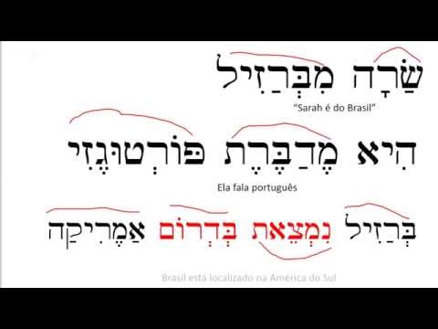Aula de Hebraico - Modulo 2 - Aula 08   (Conversação Parte 2)