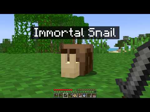 I Got Hunted By The Immortal Snail In Minecraft