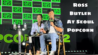 Ross Butler Talkshow Q&A -Seoul Popcon 2022