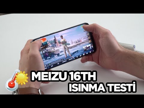 Meizu 16th ısınma testi (PUBG Mobile ve 4K video kaydı)