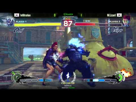 SSF4AE Infiltration vs M Lizard - CAPCOM-Cup Asia Korea Qualifiers