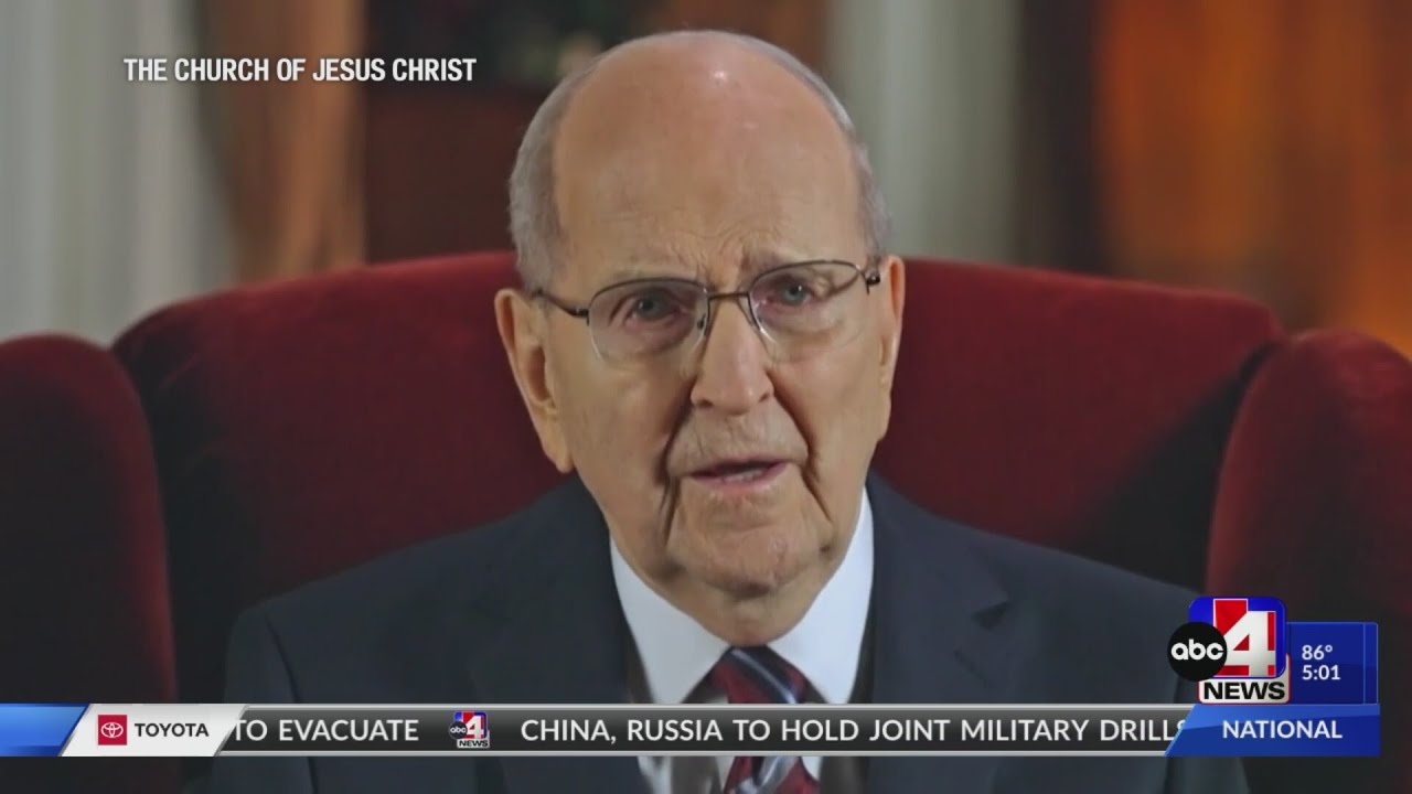 Church of Jesus Christ of Latter-day Saints President Russell M. Nelson celebrating 100th birthday