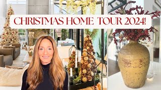 CHRISTMAS HOME TOUR 2024! | HOLIDAY DECORATING IDEAS | EASY HOLIDAY RECIPE