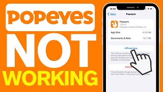 How To Fix Popeyes App Not Working (2025)