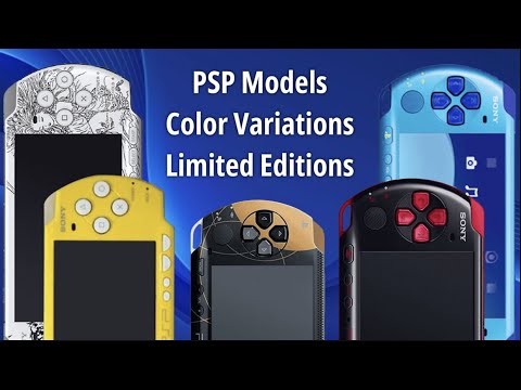 PSP Models (Color Variations and Limited Editions)