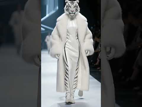 Animal Fashion Show on the Runway#ai #fashion