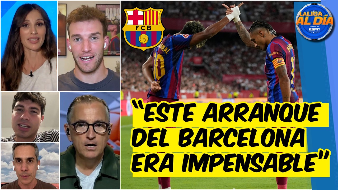 ESTE TRIUNFO de BARCELONA vs SEVILLA no fue FÁCIL, pero HANSI FLICK hace AJUSTES | La Liga Al Día