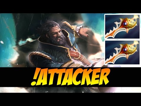 THE BEST KUNKKA IN THE WORLD WITH 2 DIVINES - !Attacker - Dota 2