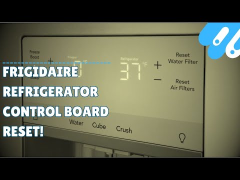 Frigidaire refrigerator control board reset!