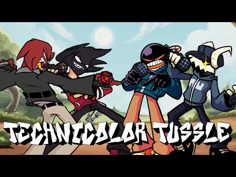 Friday Night Funkin Technicolor Tussle but Agoti Aldryx Tabi Whitty sing it