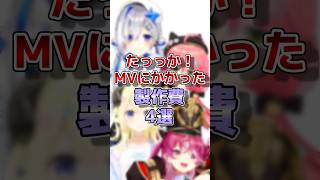 【ホロライブ】ホロメンがMVにかかった制作費#vtuber #ホロライブ#切り抜き