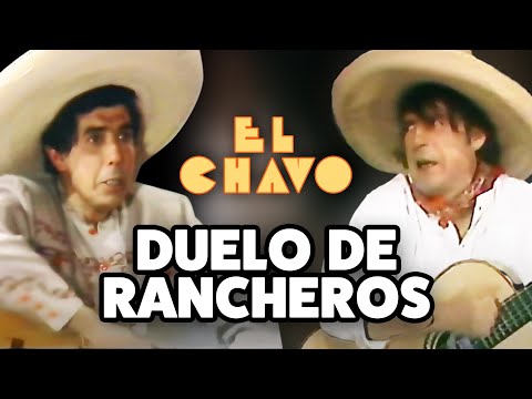 Ranchera song duel between Rancho Chico and Rancho Grande |  El Chavo del 8